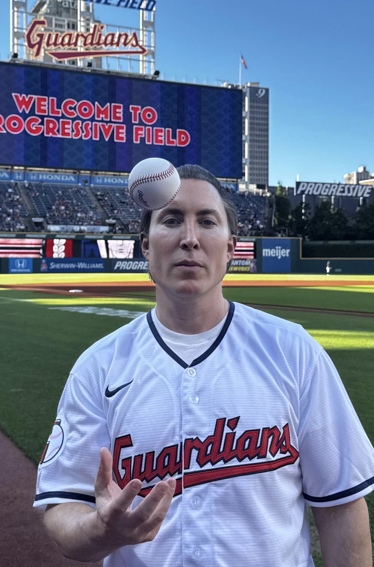 Daniel Neiditch Throws Seventh Ceremonial First Pitch with Cleveland Guardians, Continuing a Tradition of Philanthropy and Community Impact