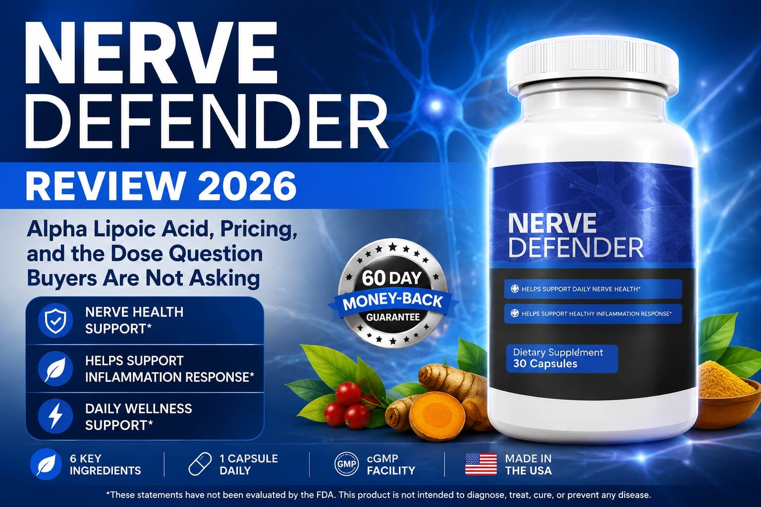Nerve Defender Review 2026: What Buyers Should Know About the Daily Nerve Health Support Supplement