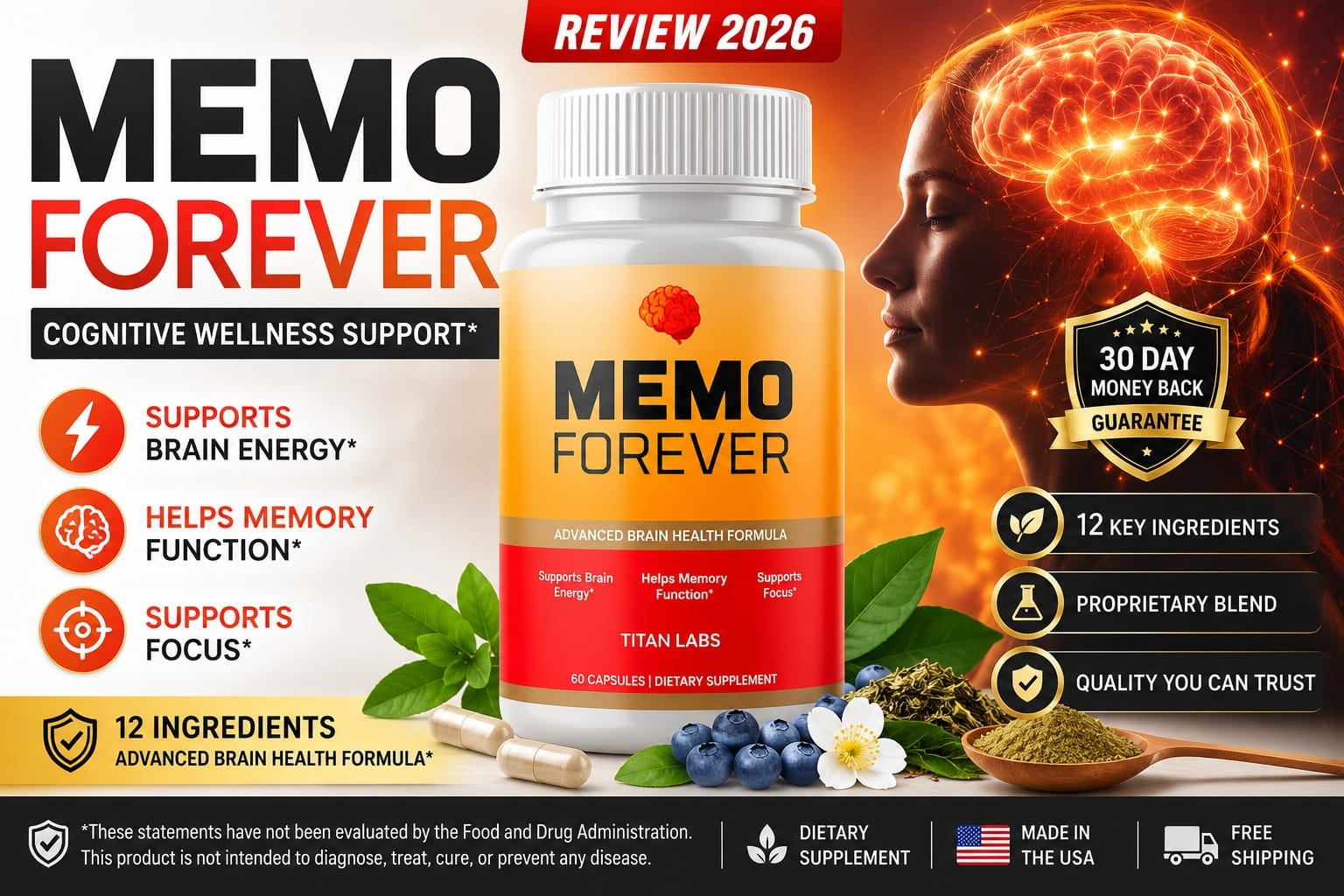Memo Forever Capsules Review 2026 Explores Cognitive Wellness Support, Ingredients, Pricing, and Buyer Questions Before Ordering