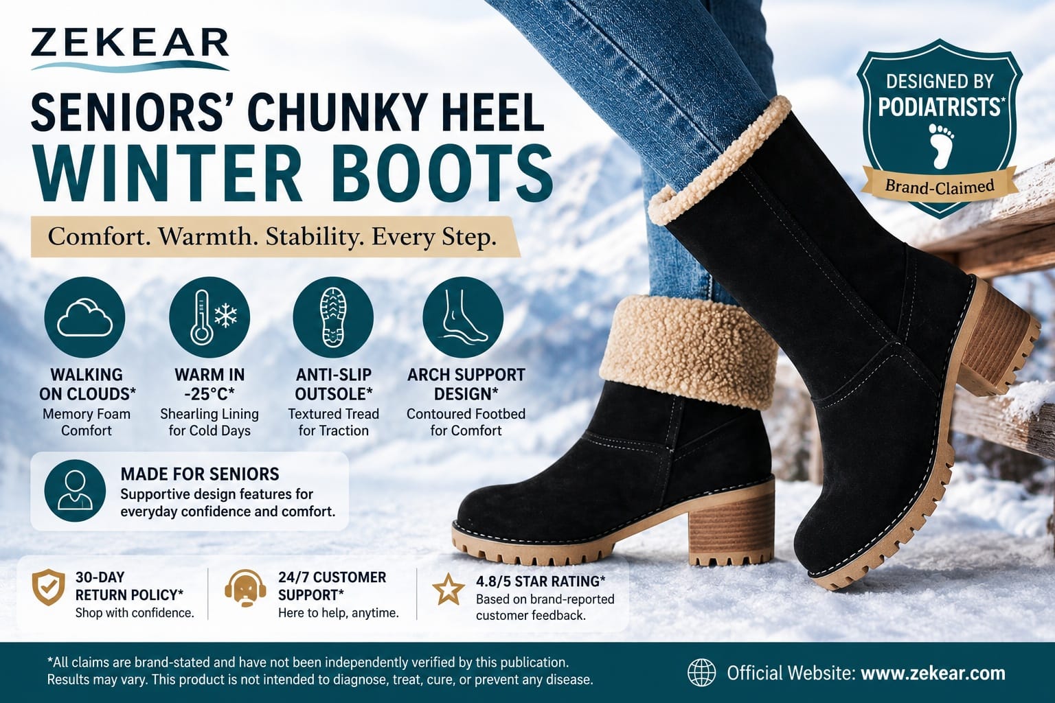 Zekear Winter Boots Review 2026 Explores Why Seniors Are Comparing Comfort, Warmth, and Stability Features Before Ordering