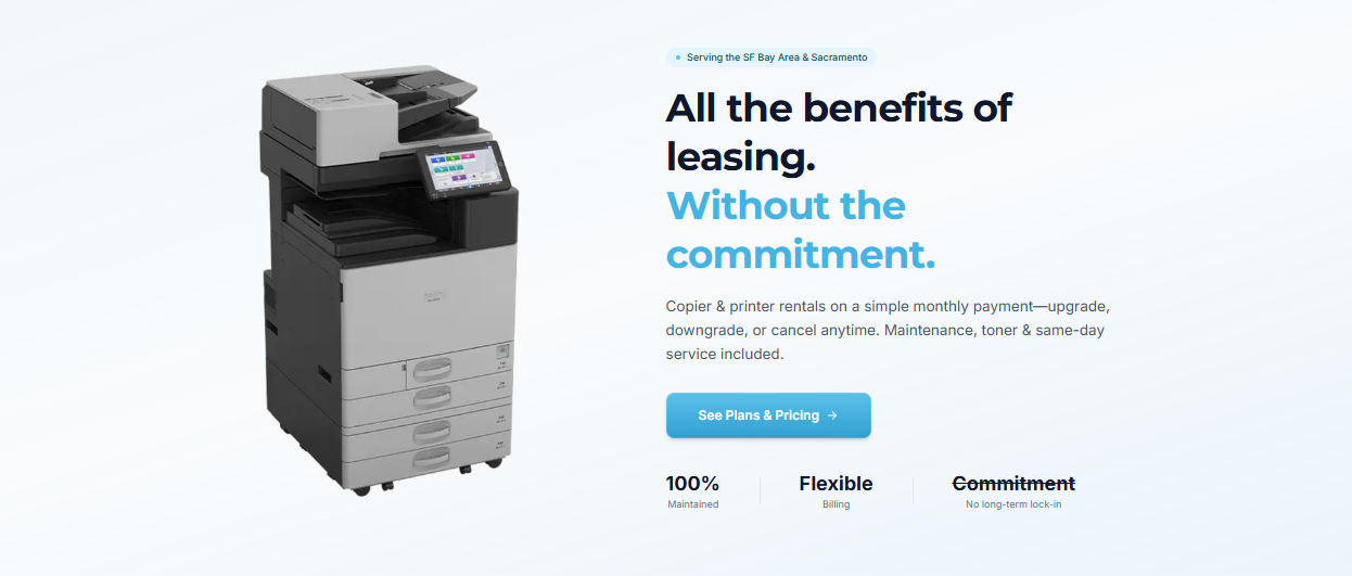 Office Equipment, On Demand: Scott Technology Group Launches rentals.scott.tech