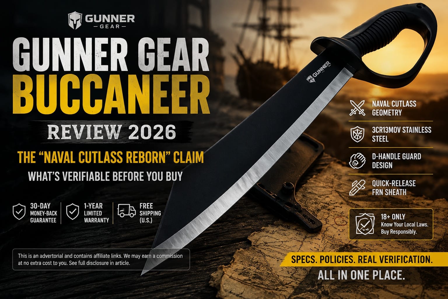 The Buccaneer Machete Review 2026 Explores Why Buyers Are Comparing D-Guard Blades Built on Naval Cutlass Design