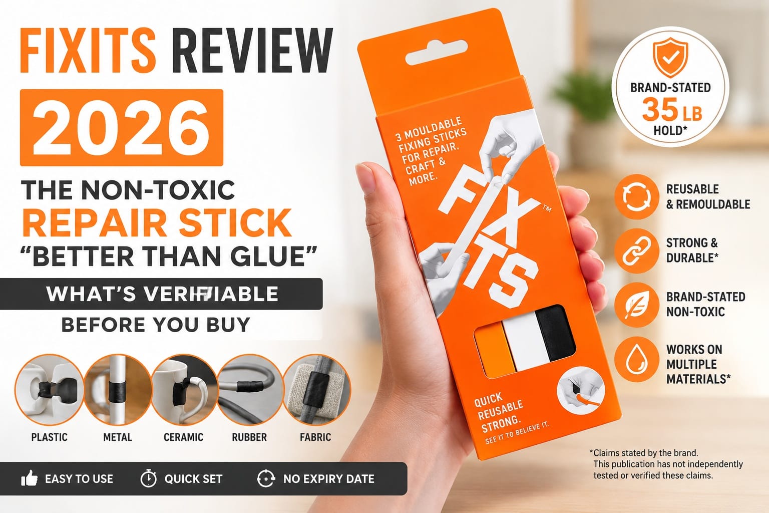 FixIts Review 2026 Explores Why Shoppers Are Comparing Reusable Repair Sticks for Everyday Home Repairs