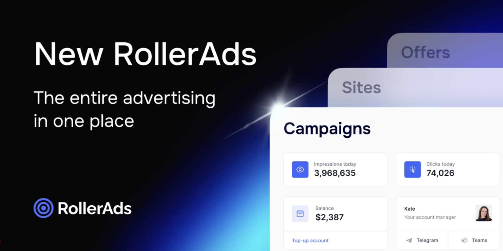 RollerAds Launches Full-cycle Ad Platform With Traffic, Offers, and Monetization in One Workspace