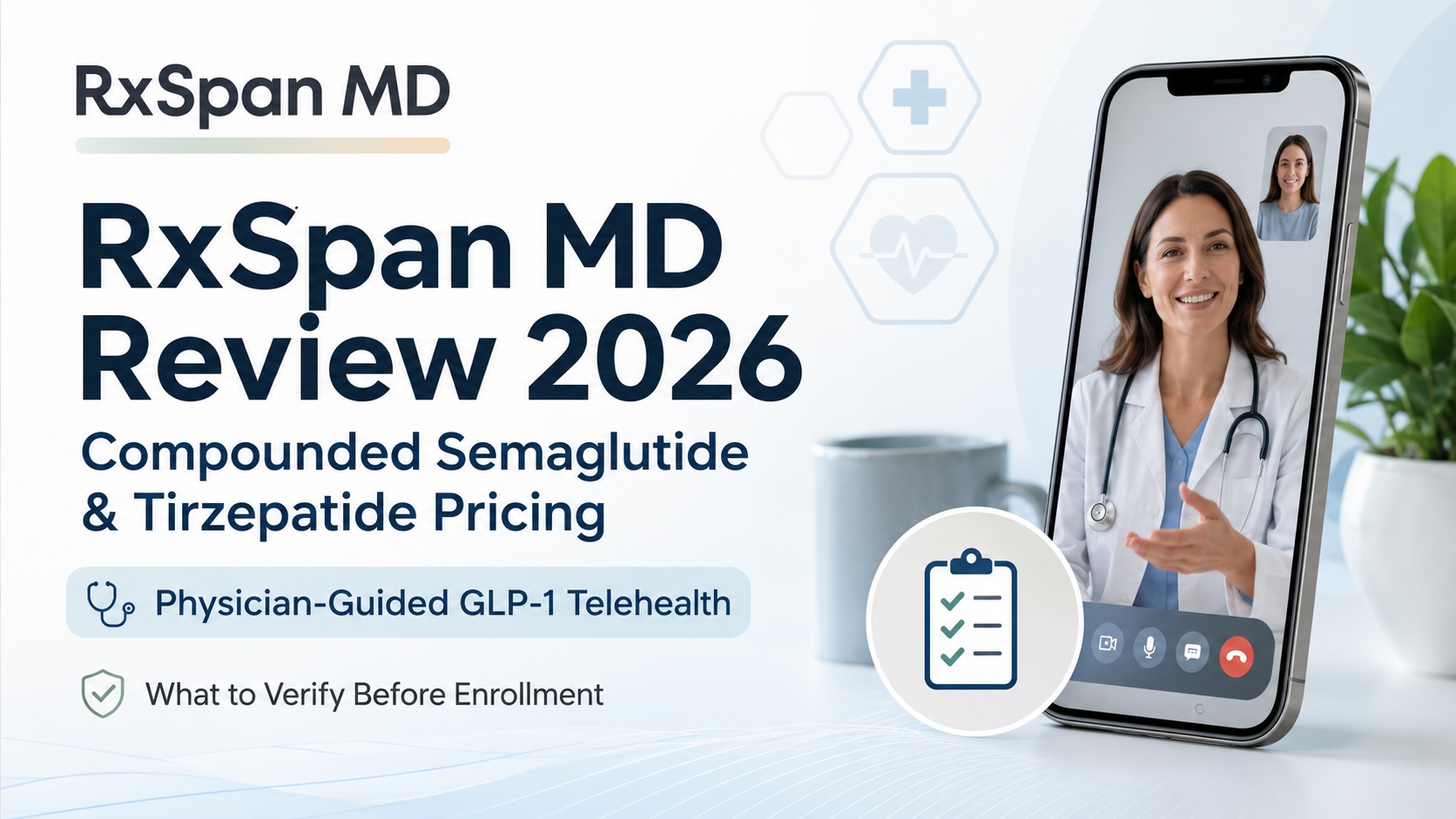 compounded semaglutide review RxSpan MD Review 2026: Compounded Semaglutide & Tirzepatide Pricing, GLP-1 Telehealth Costs, and What to