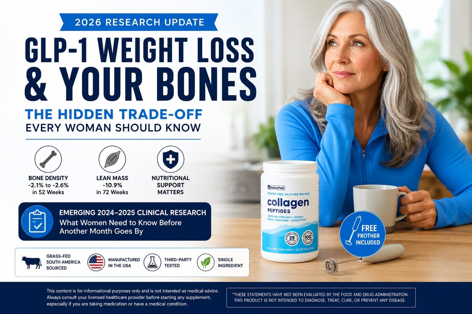 NativePath Grass-Fed Collagen Peptides Review 2026 Explores Collagen Support for Women Comparing GLP-1 Wellness Routines