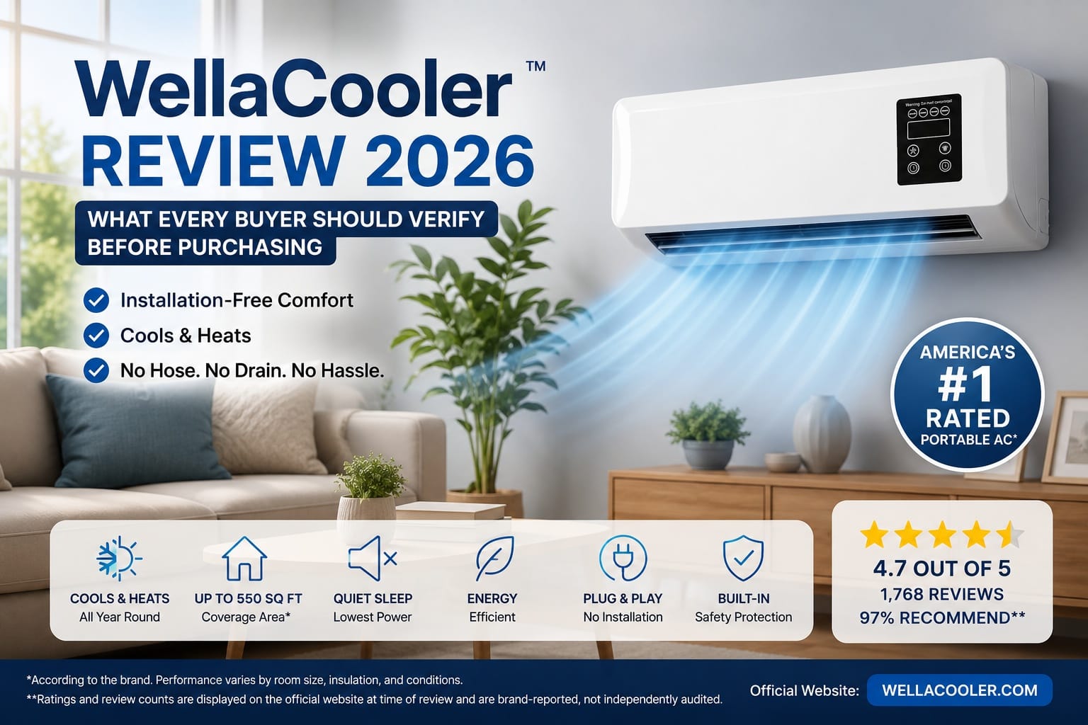 WellaCooler Reviews 2026 Explores Why Buyers Are Comparing Installation-Free Portable Climate Control Before Ordering