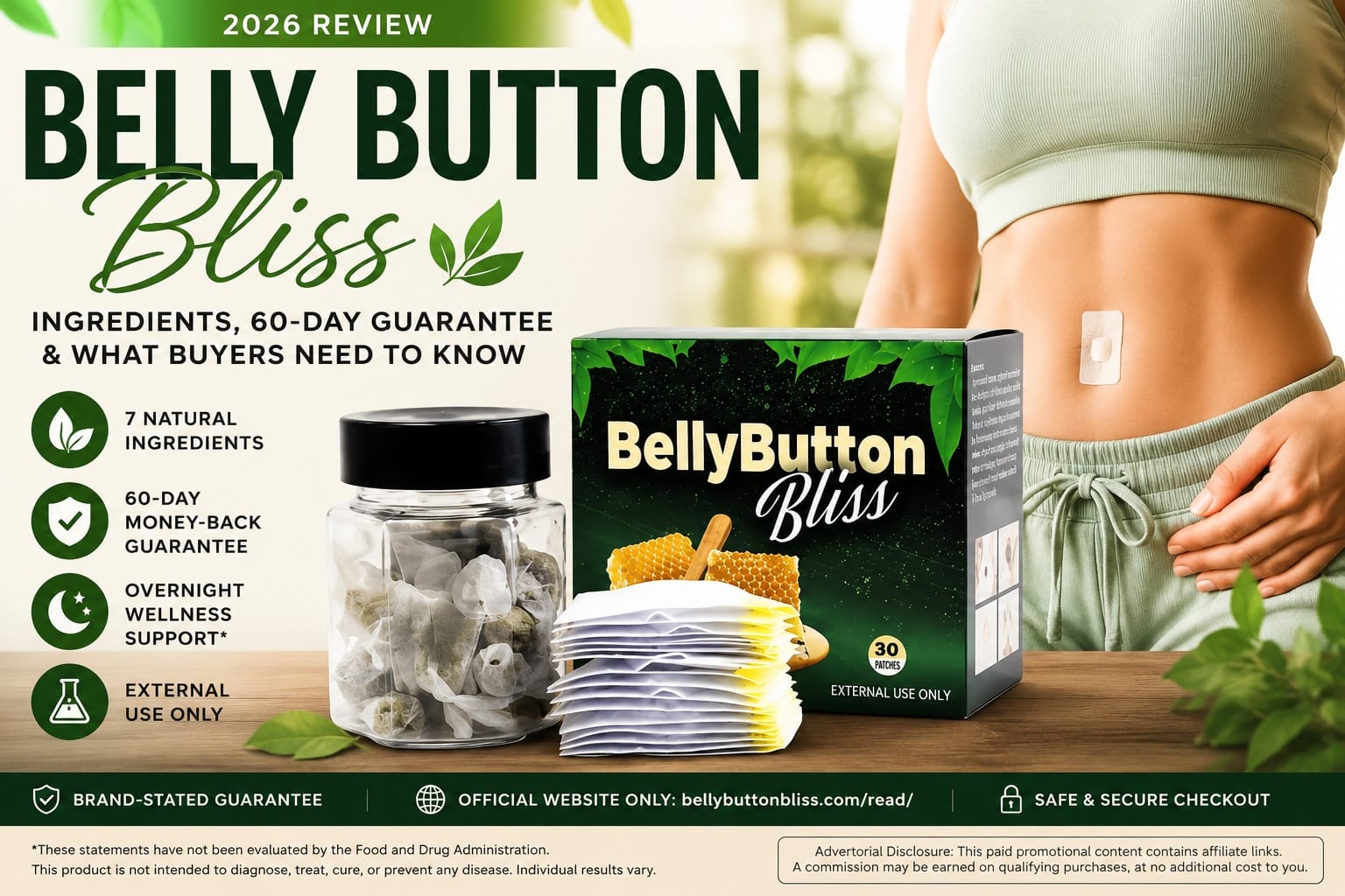 Belly Button Bliss Reviews 2026: What Buyers Should Know About the Overnight Herbal Patch Before Ordering