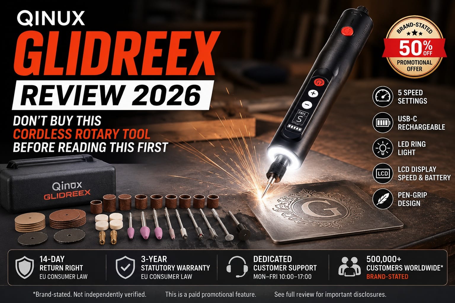 Qinux GlidReex Review 2026 Explores Why DIY Buyers Are Comparing Compact Cordless Rotary Tools Before Ordering