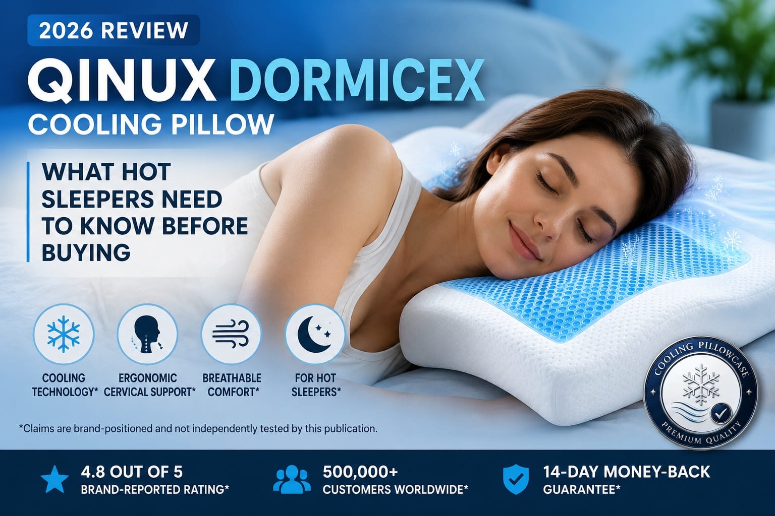 Qinux DormiceX Review 2026 Explores Why Hot Sleepers Are Comparing Cooling Pillows Before Summer Ordering