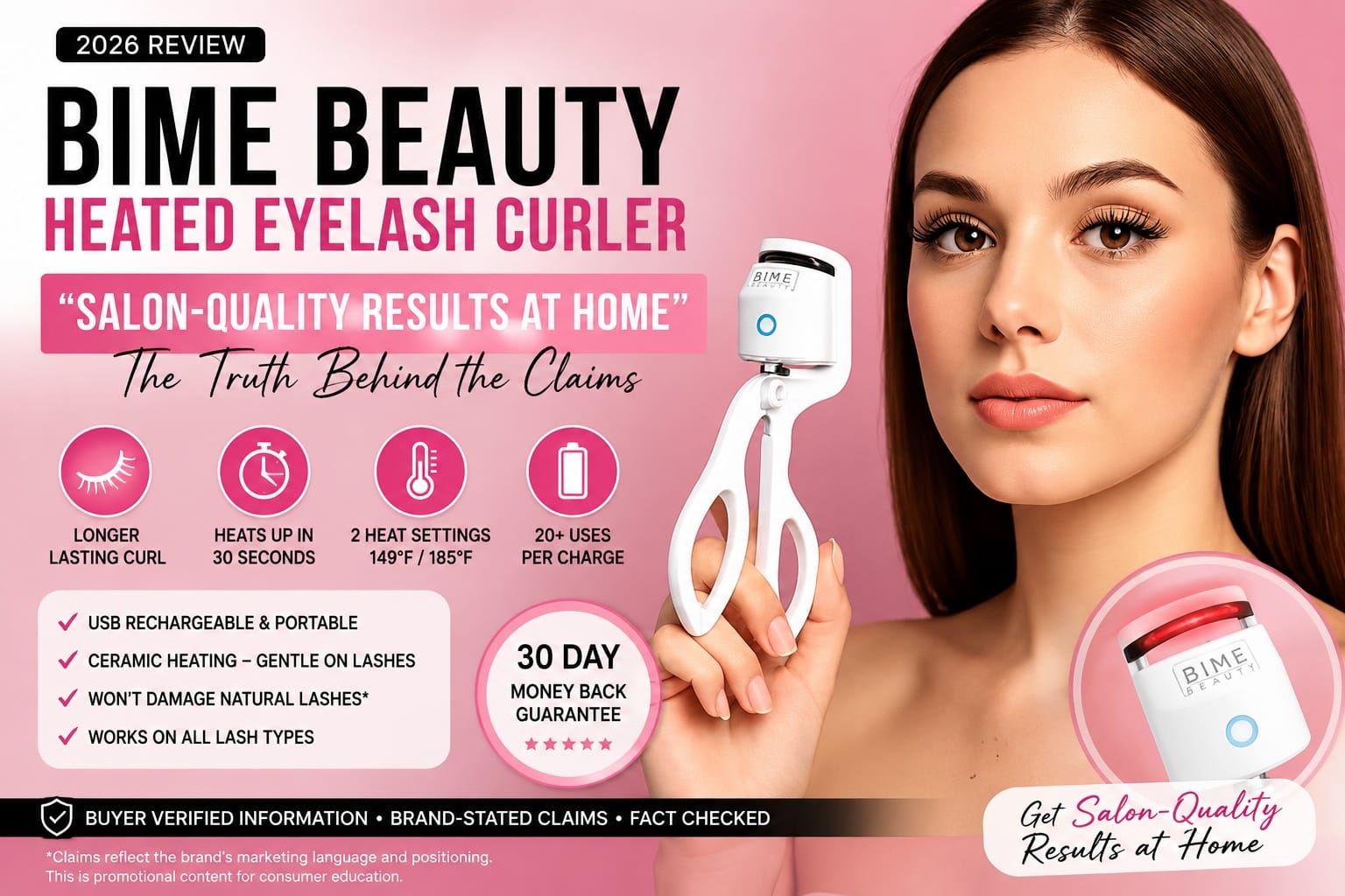 Bime Beauty Review 2026: What Buyers Should Know Before Ordering the Heated Eyelash Curler