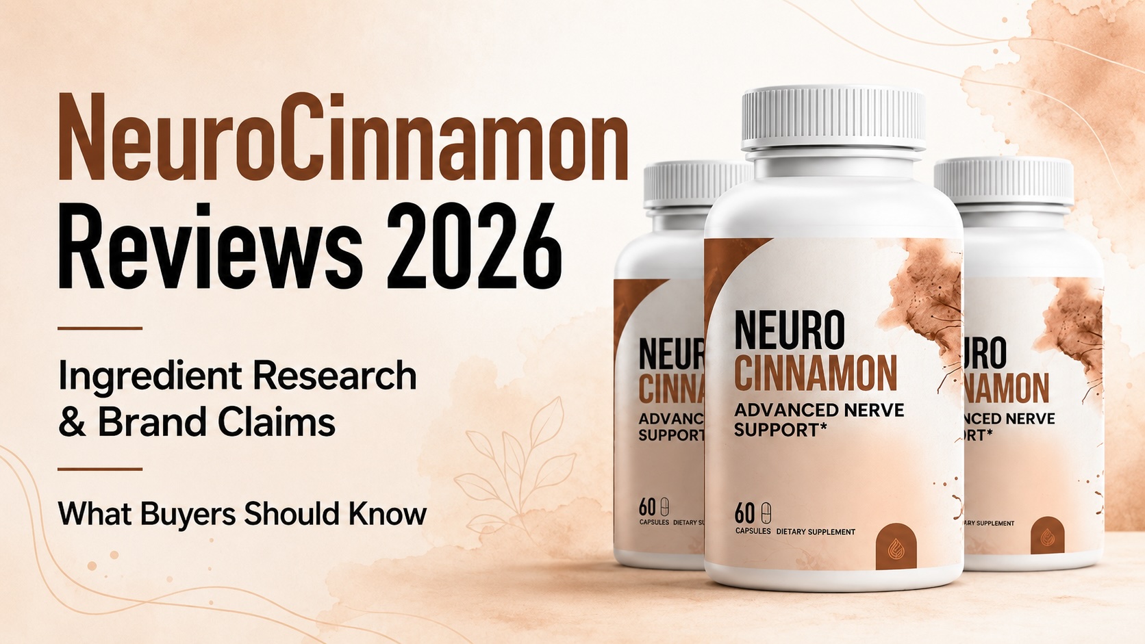 NeuroCinnamon Reviews (2026) Investigating the Ingredients' Effectiveness & Neuro Cinnamon Product Claims for Nerve Support 