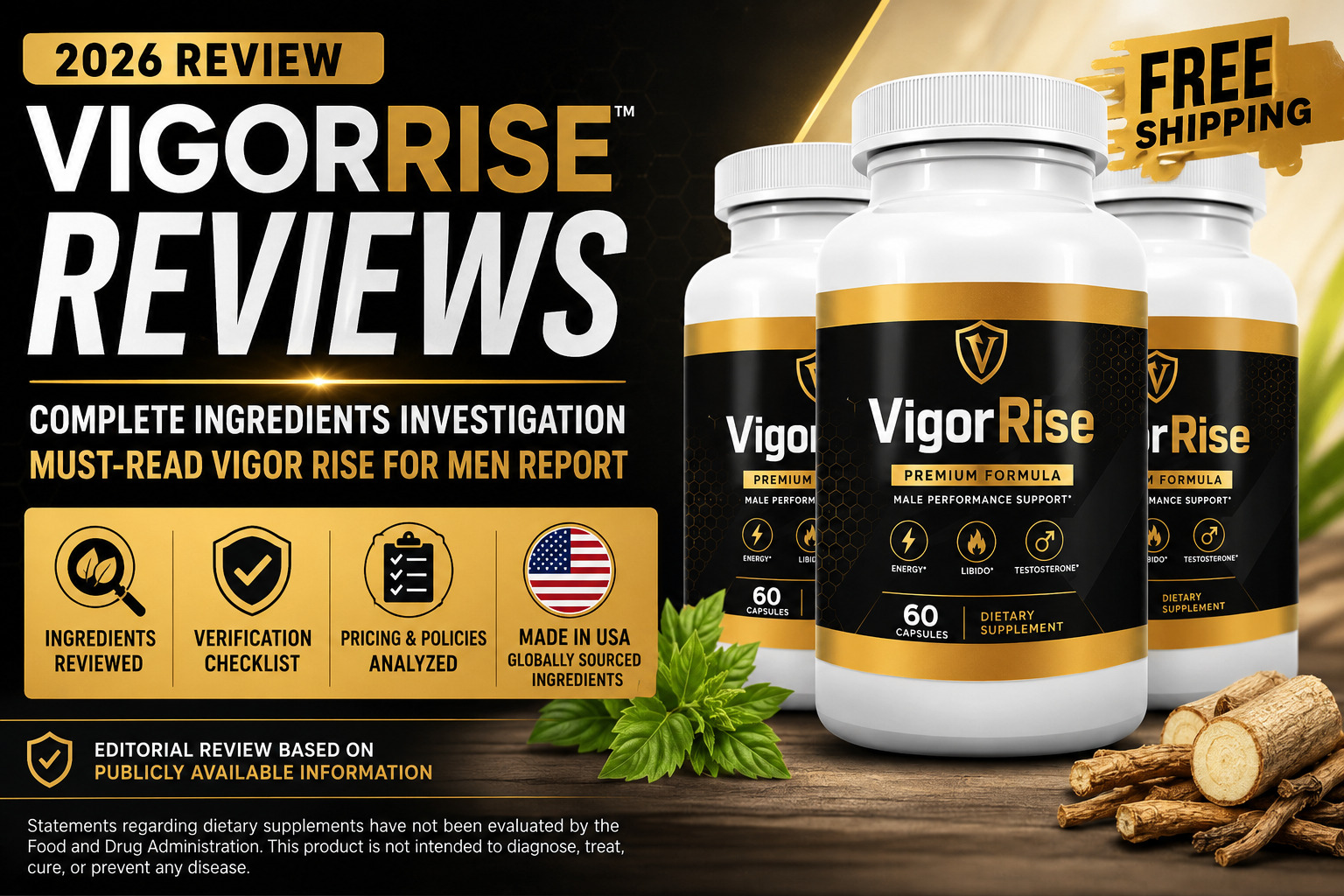 VigorRise Reviews (2026) Complete Ingredients Investigation Reveals Must-Read Vigor Rise for Men Report
