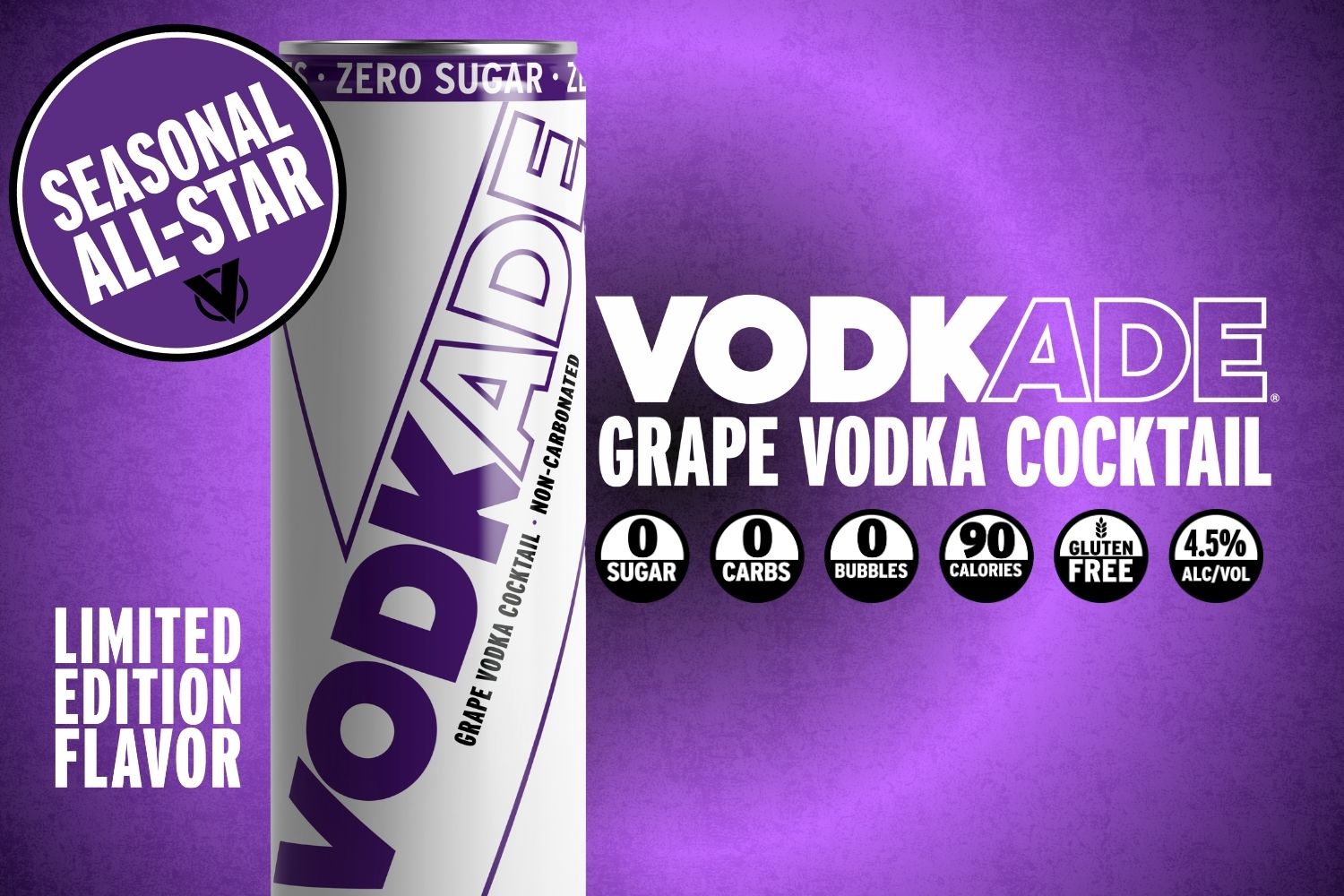 Vodkade Introduces Grape: the First Grape-Flavored Vodka Cocktail in the Ade Category