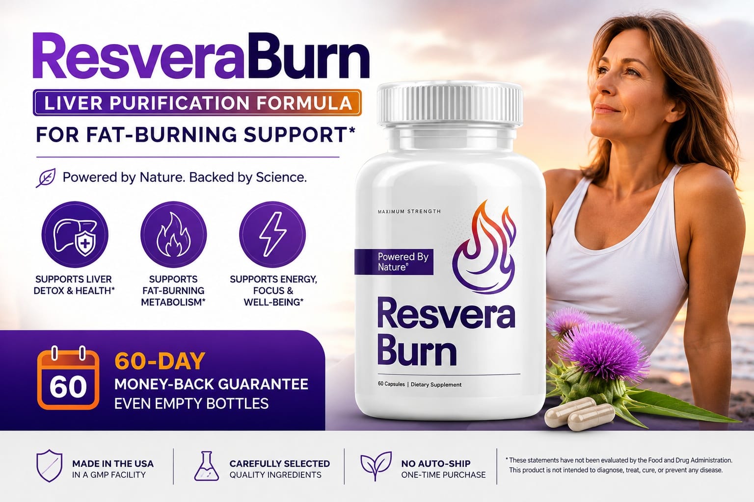 ResveraBurn Reviews - Getting to Know the Liver Purification Formula for Fat-Burning Support