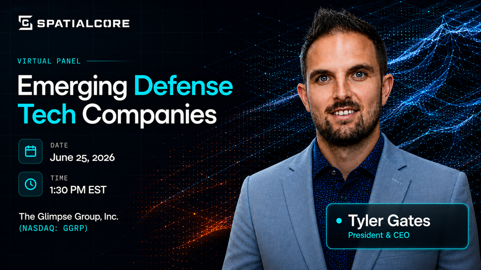 Tyler Gates, CEO of The Glimpse Group, Joins Industry Leaders for Panel on Defense Tech and Domestic Supply Chains