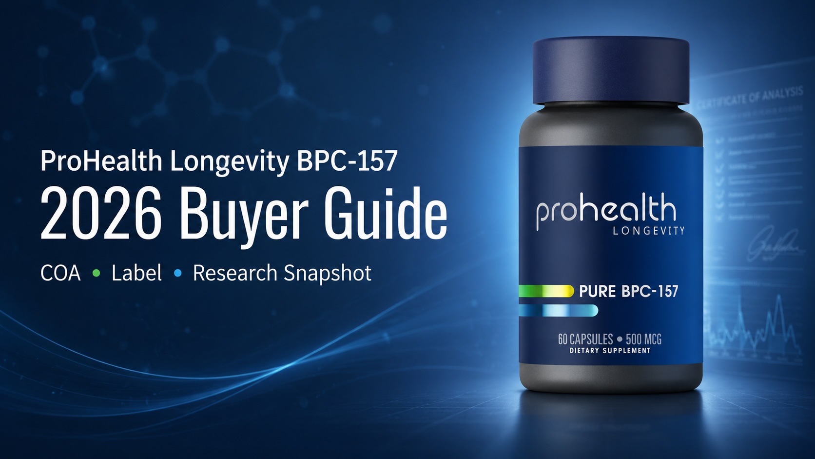 Best BPC-157 Capsules on the Market (2026 Top Brand ProHealth Longevity BPC157 Supplement Reviewed) 