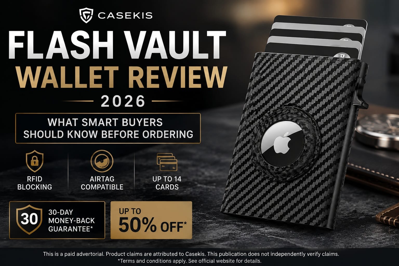 Casekis Flash Vault Wallet Review & Buyer Verification Guide