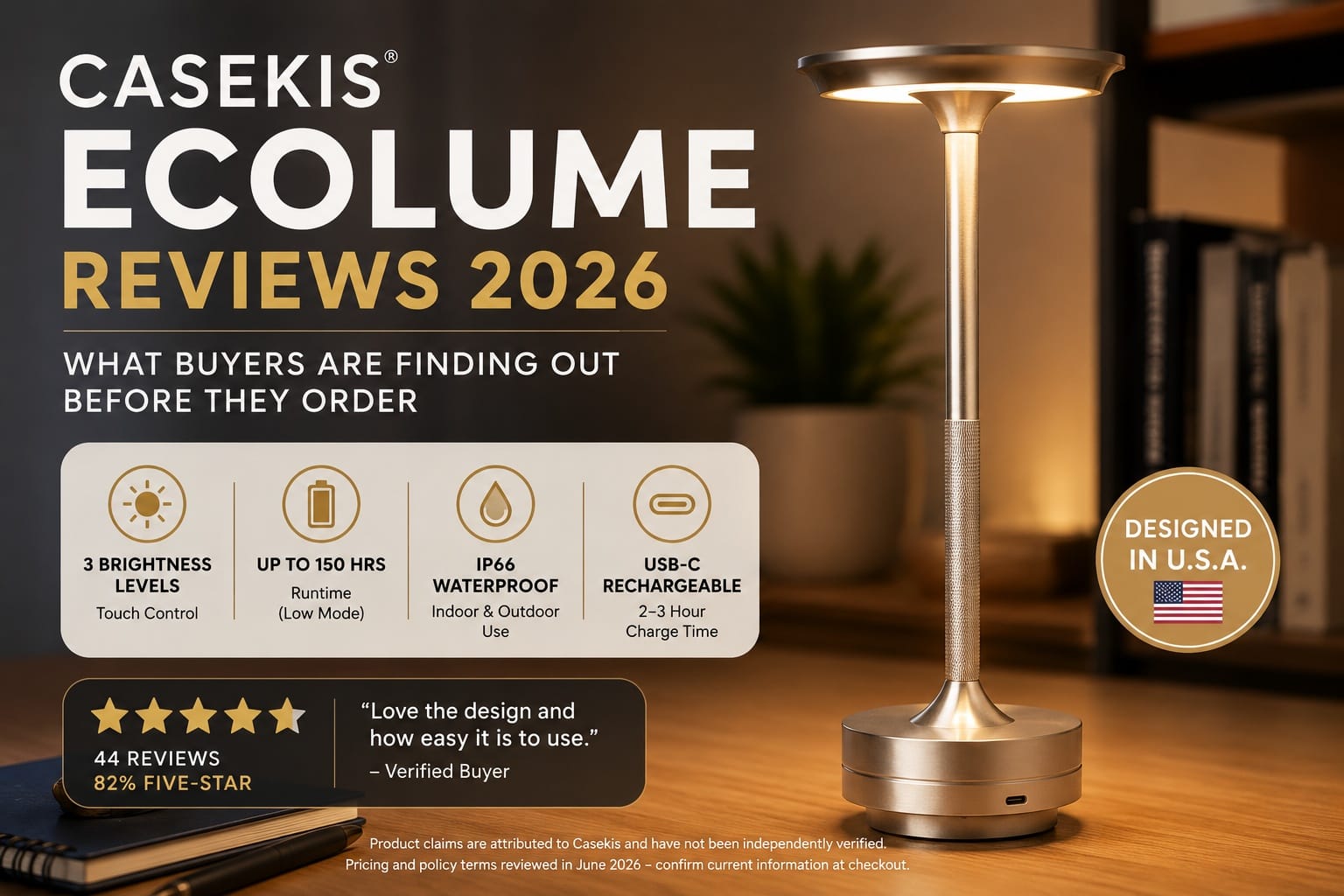 Casekis EcoLume Reviews 2026: Three Things the Ad Didn't Tell You (Pricing, Returns, and the Battery Spec)