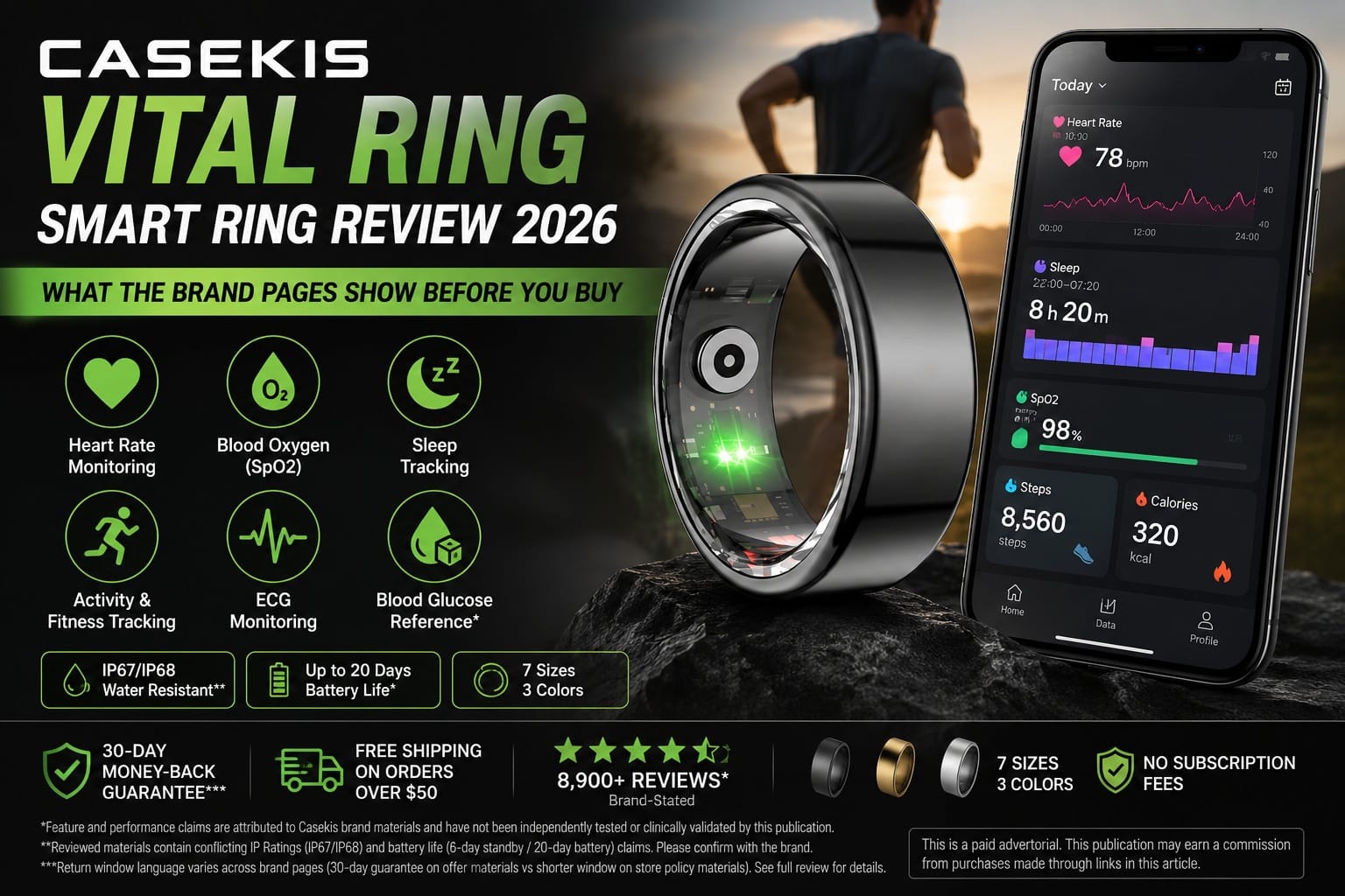 Casekis Vital Ring Review 2026: Is the $49 Smart Ring Worth it?