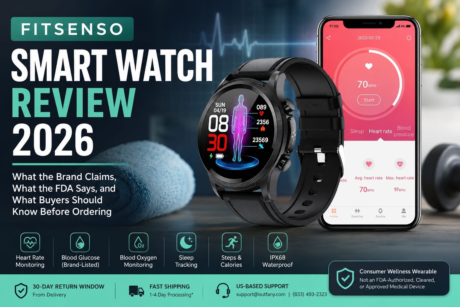 Fitsenso Smart Watch Review: Worth Buying in 2026?