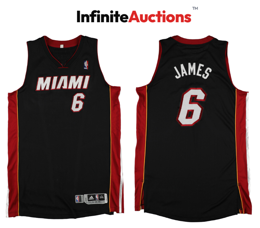 Infinite Auctions Presents the LeBron James Game Jersey That Cemented His Legacy as the Most Complete Player in NBA History