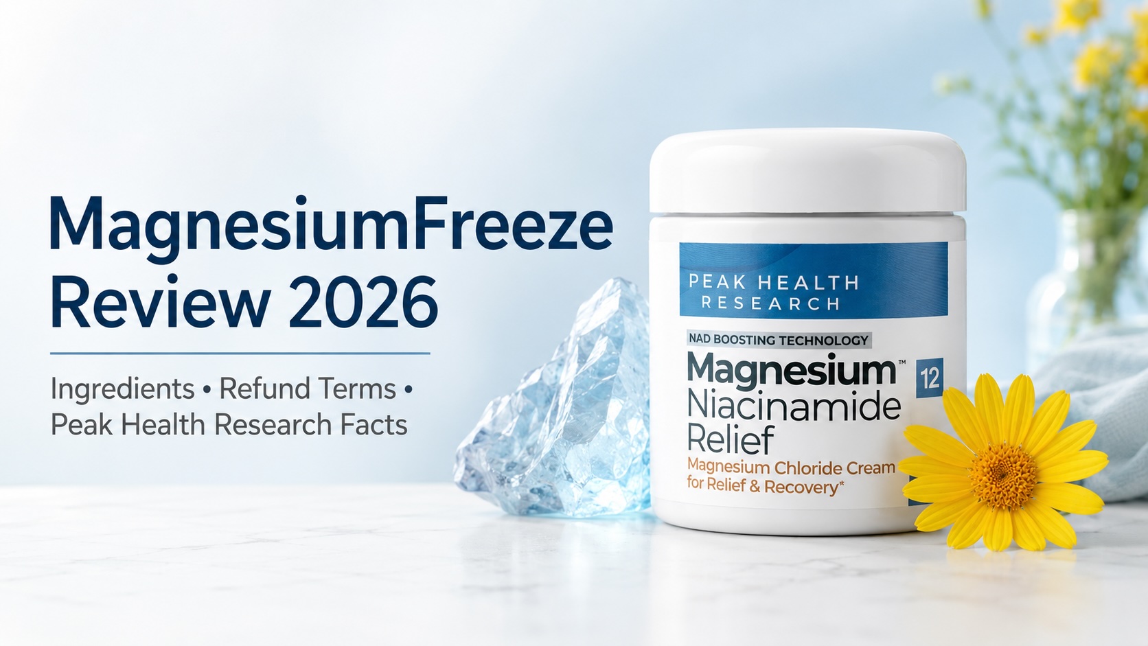 Best Magnesium Pain Relief Cream that Works Reviewed: Research the MagnesiumFreeze Chloride Cream for Peak Health