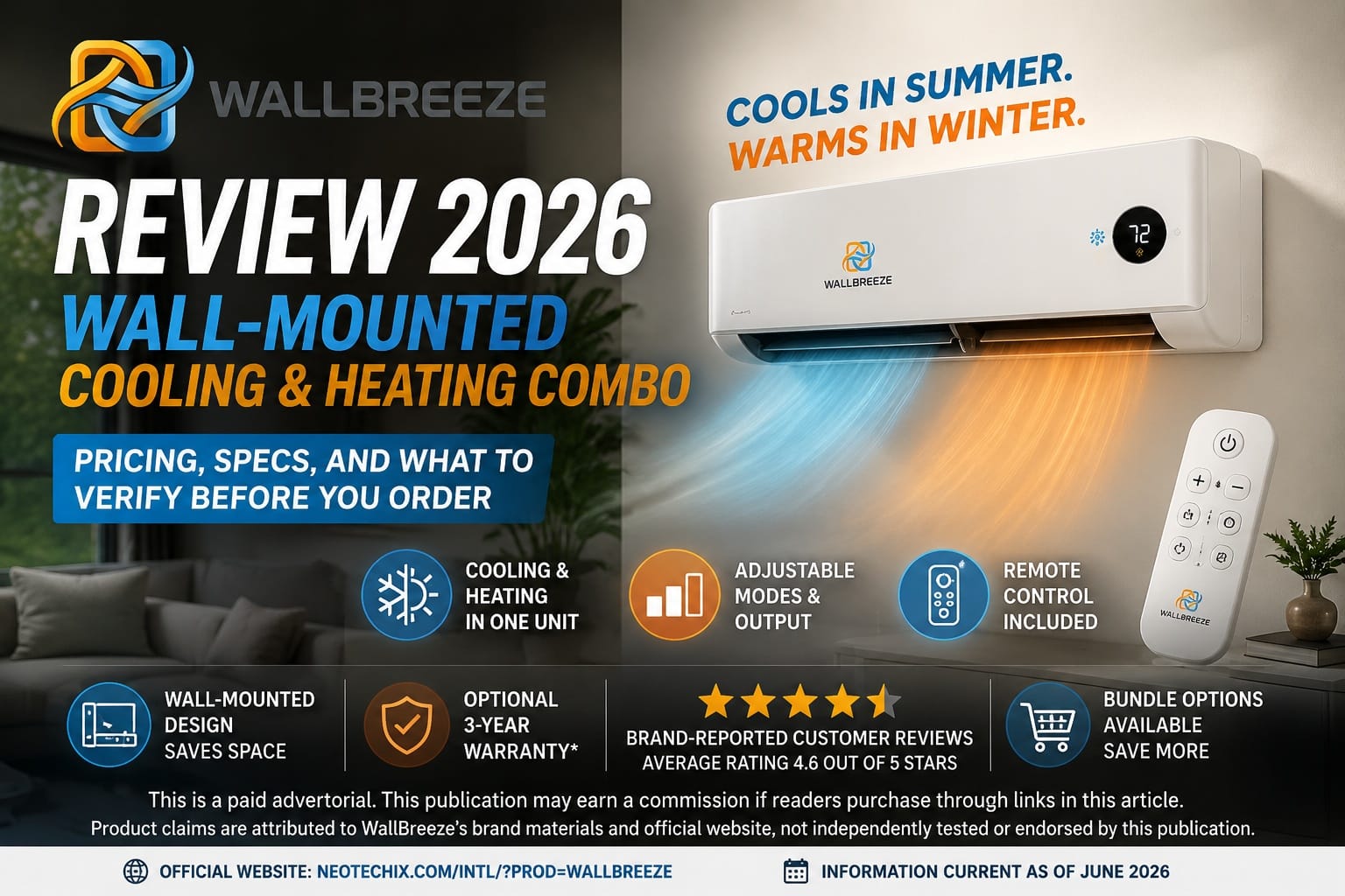 WallBreeze Review 2026: 6 Questions Every Smart Buyer Asks Before Ordering the Wall-Mounted Heater and Cooler