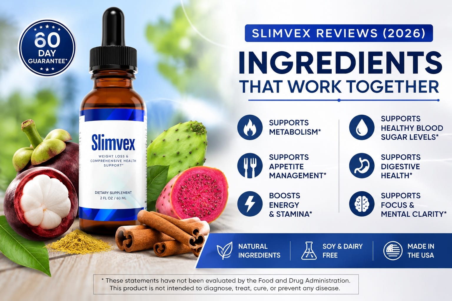 SlimVex Reviews (2026) Getting to Know the Ingredients Inside Slim Vex Formula