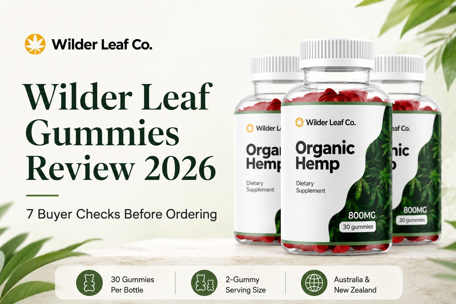 Wilder Leaf Organic Hemp Gummies Review 2026: What Buyers Should Know Before Ordering