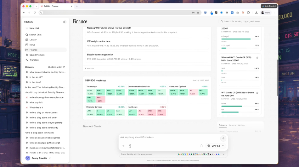 Babbily Launches Finance and Updates News to Bring Real-Time Market Context, Source-Backed Stories, and AI-Powered Discovery Into One Workspace