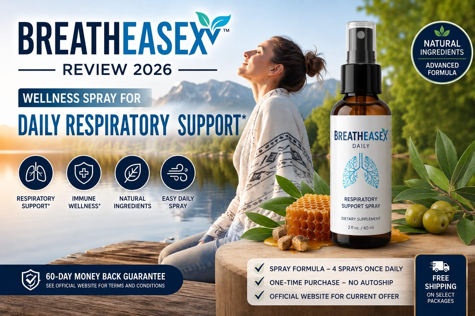 BreathEaseX Review 2026: What Buyers Should Know Before Ordering the Respiratory Wellness Spray