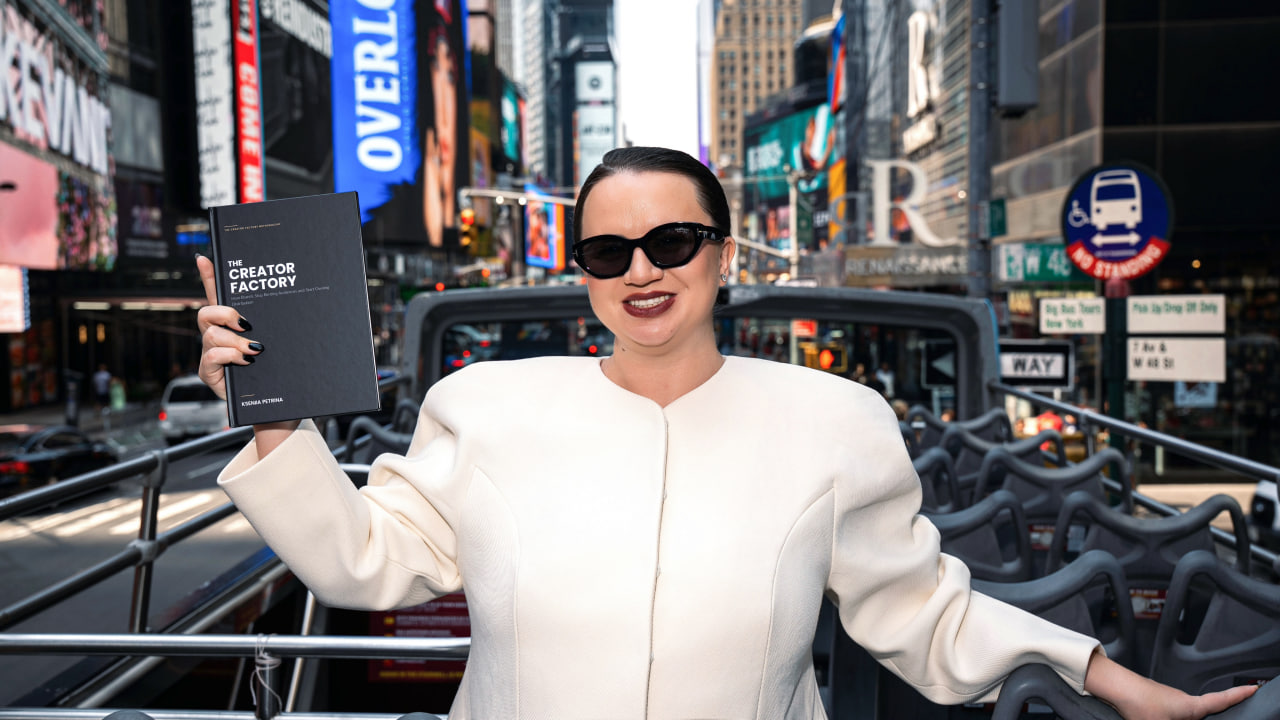 Kseniia Petrina Launches "The Creator Factory" at Manhattan Book Presentation