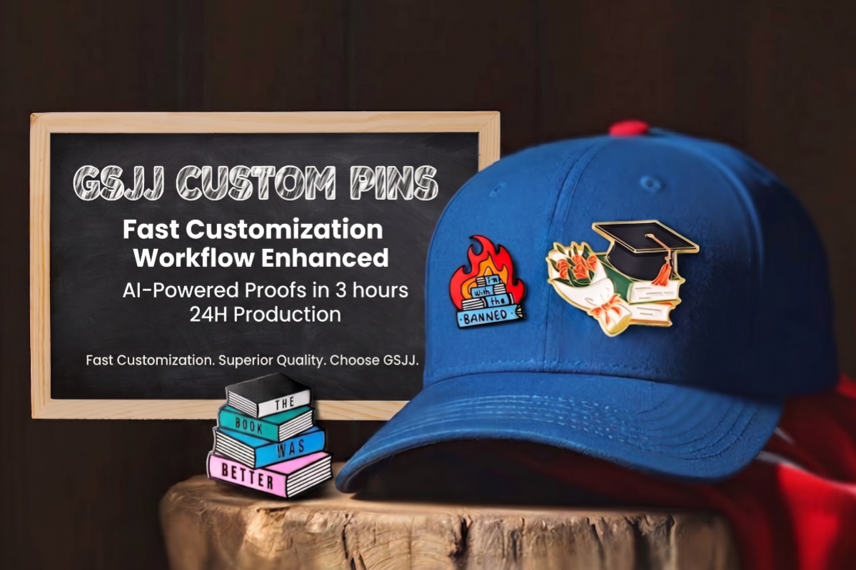 GSJJ Accelerates Custom Pin Production with Enhanced Fast Customization Workflow