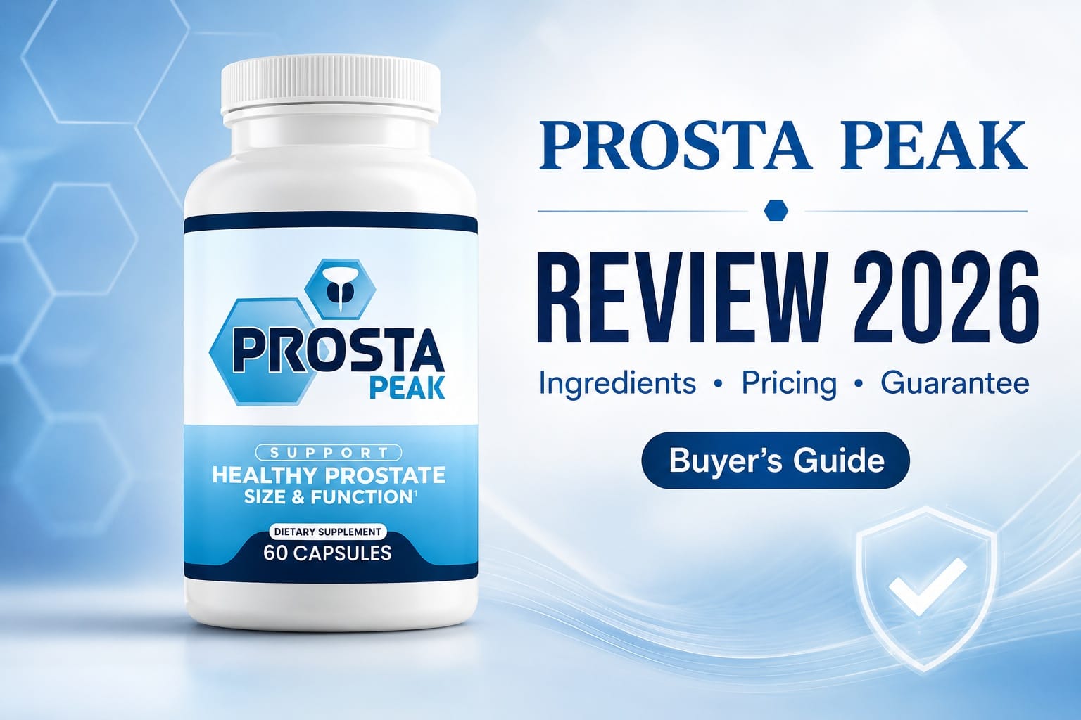 Prosta Peak (ProstaPeak) Reviews 2026: 'Blue Sugar Hack' Ad Explained, Label vs. Website Compared