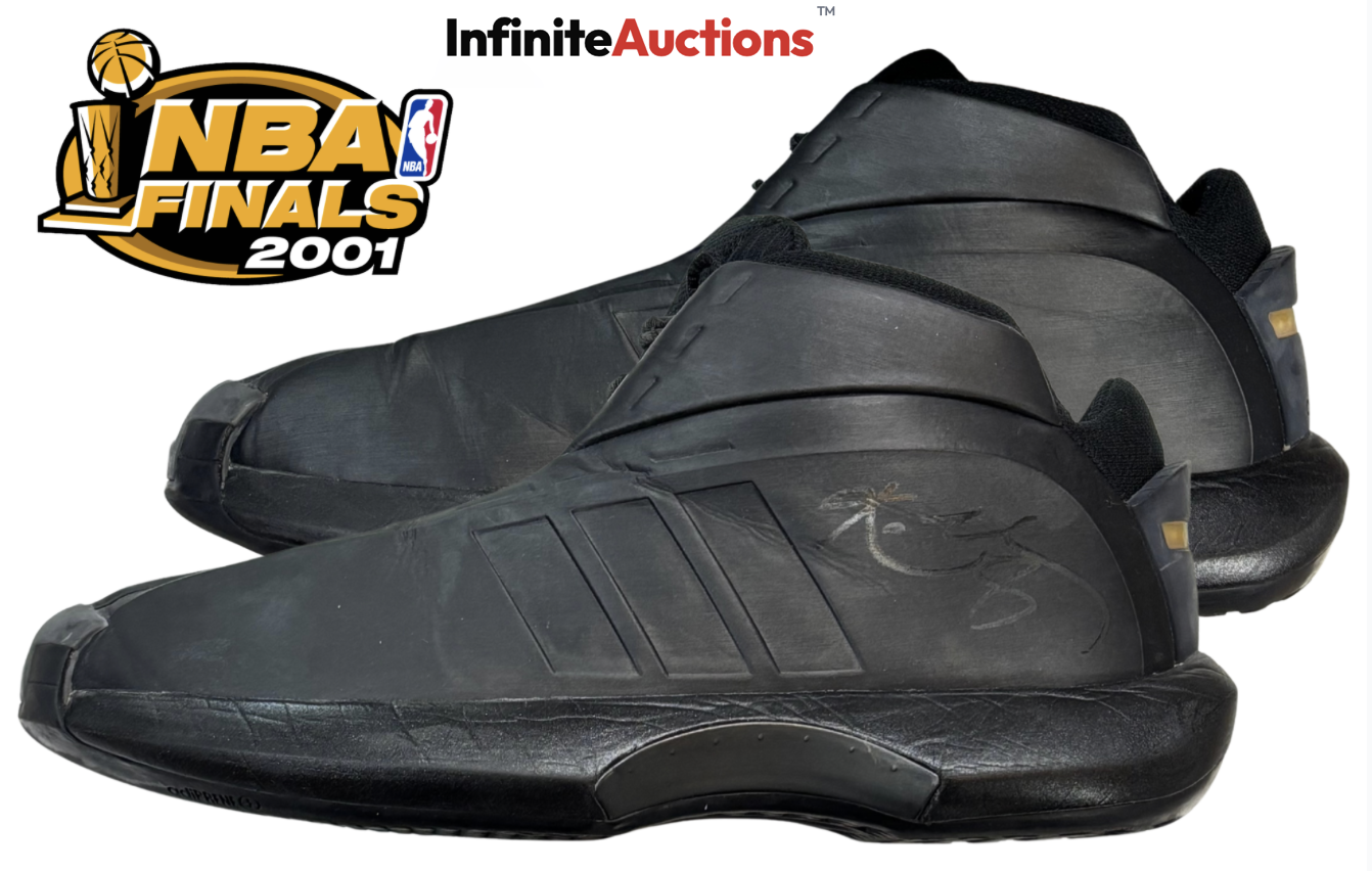 Medical Care Technologies Inc. (OTC Pink:MDCE) Subsidiary Infinite Auctions Presents Kobe Bryant 2001 NBA Finals Championship Sneakers with $200,000 Buy It Now Option