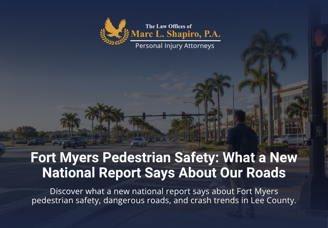 Fort Myers Area Ranks Among Nation's Most Dangerous Metros for Pedestrians, 2026 National Safety Report Finds