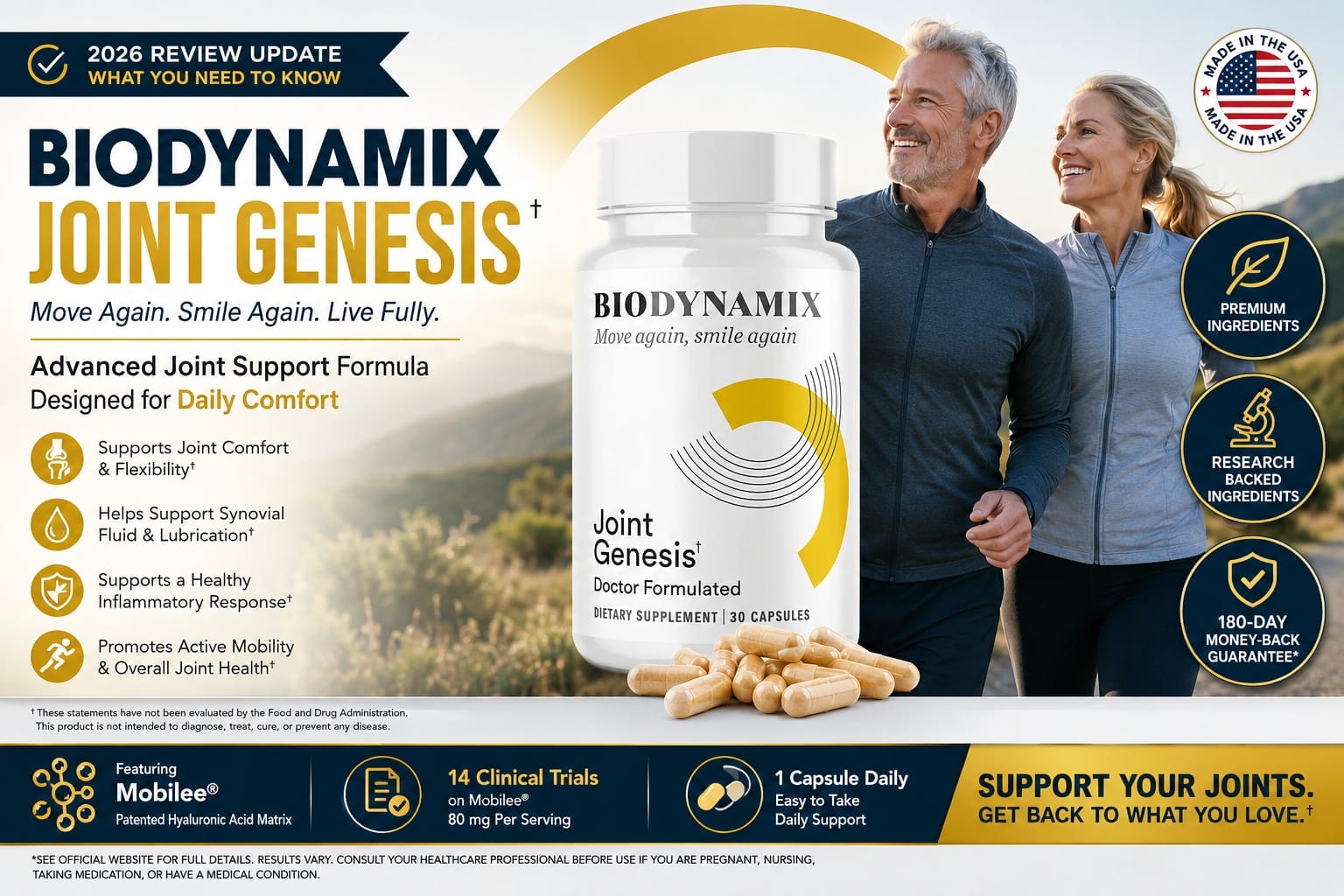 BioDynamix Joint Genesis Reviews 2026: Why Joint Support Buyers Are Rechecking This Mobilee Formula Before Choosing a 180-Day Routine