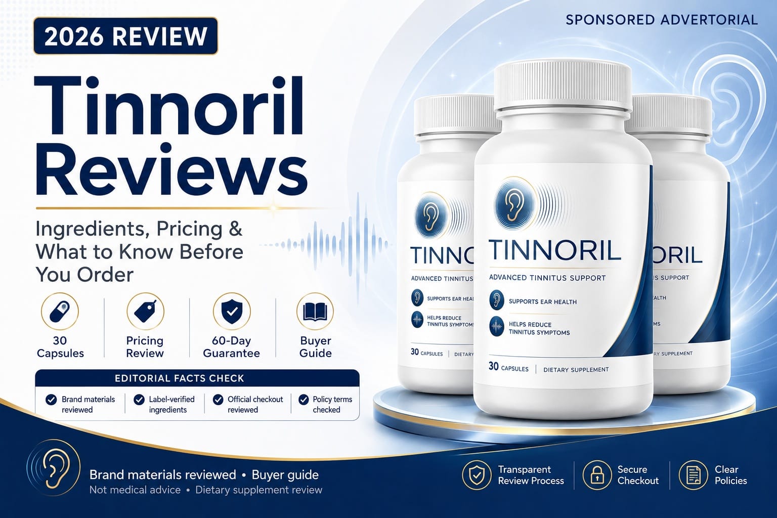 Tinnoril Reviews 2026: Is This Ear Health Support Formula the Daily Option Buyers are Rechecking Before Ordering?