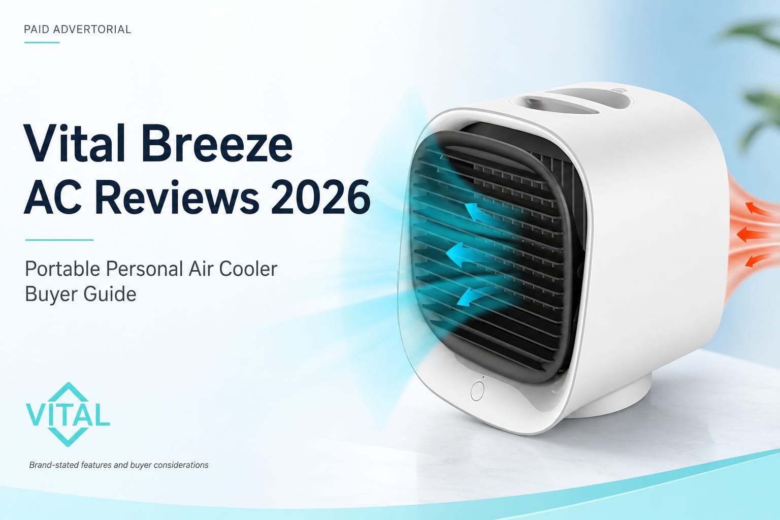 Vital Breeze AC Reviews & Complaints (2026) Evaluating the Vital Breeze Portable Air Cooler Benefits Before Buy
