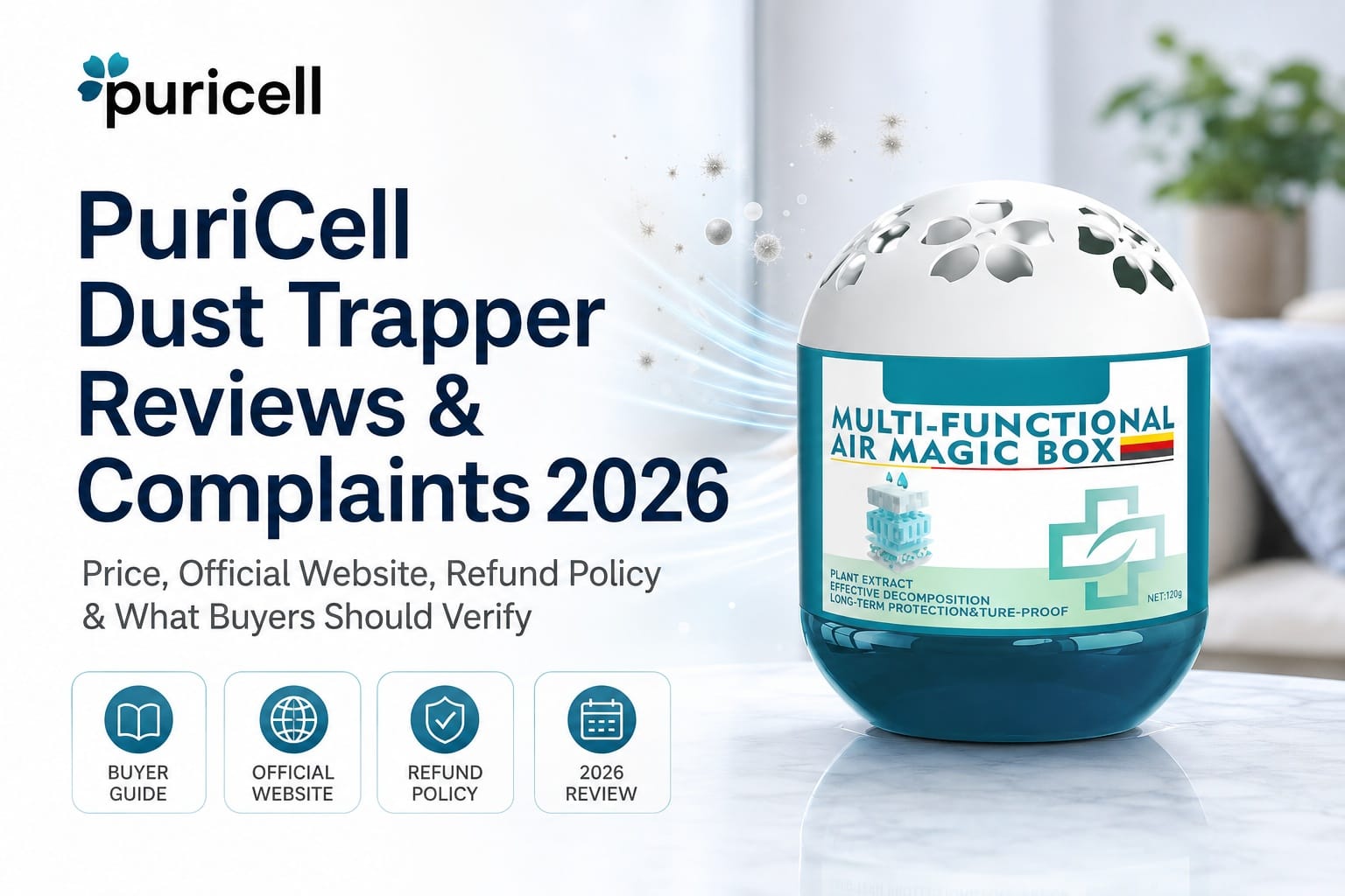 PuriCell Dust Trapper Reviews and Complaints 2026: Is This No-Power Dust  Solution the Easier Home-