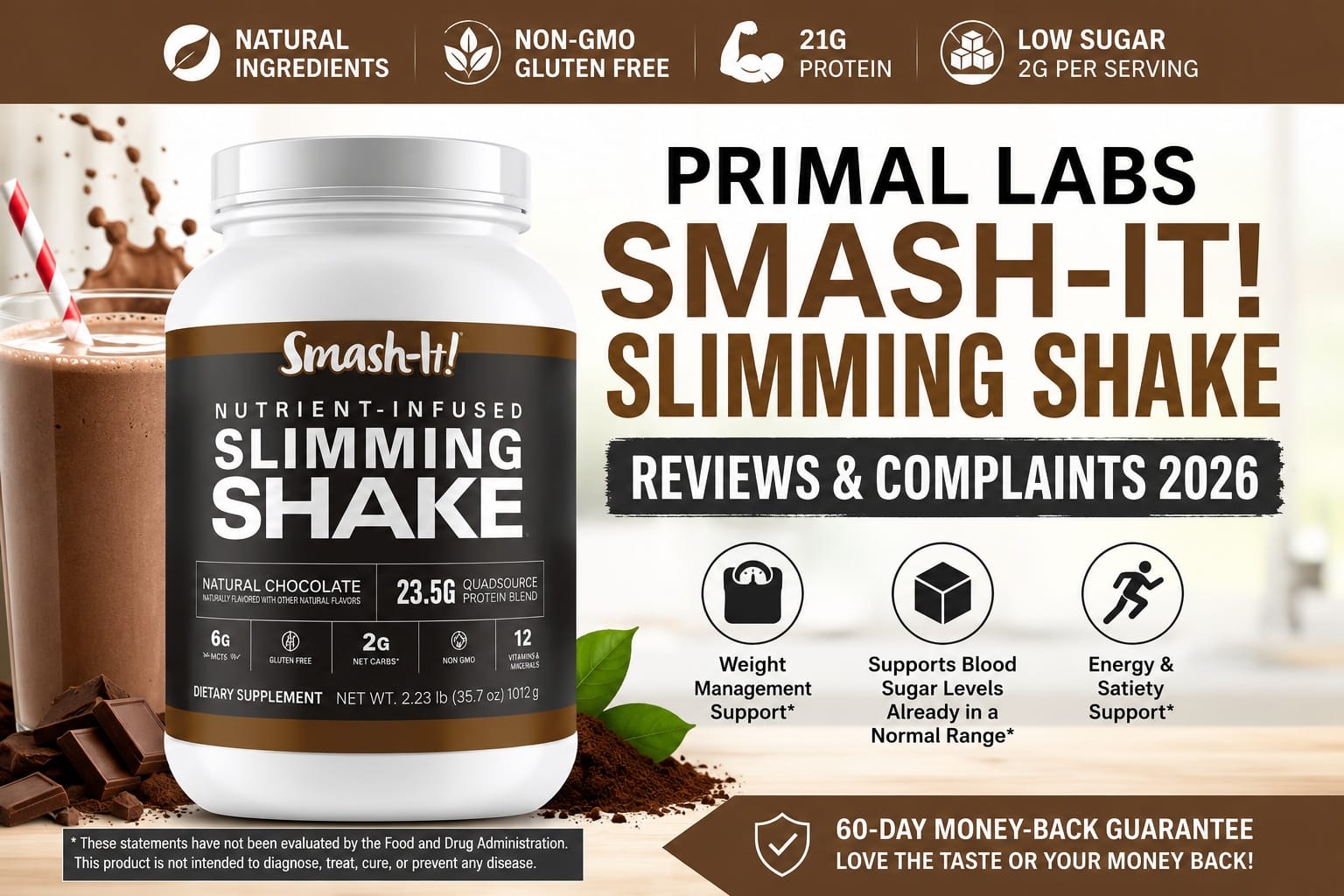 Primal Labs Smash-It! Slimming Shake Reviews & Complaints: Is This Higher-Protein Meal Replacement the Easier Daily Upgrade Buyers are Rechecking Before Ordering?