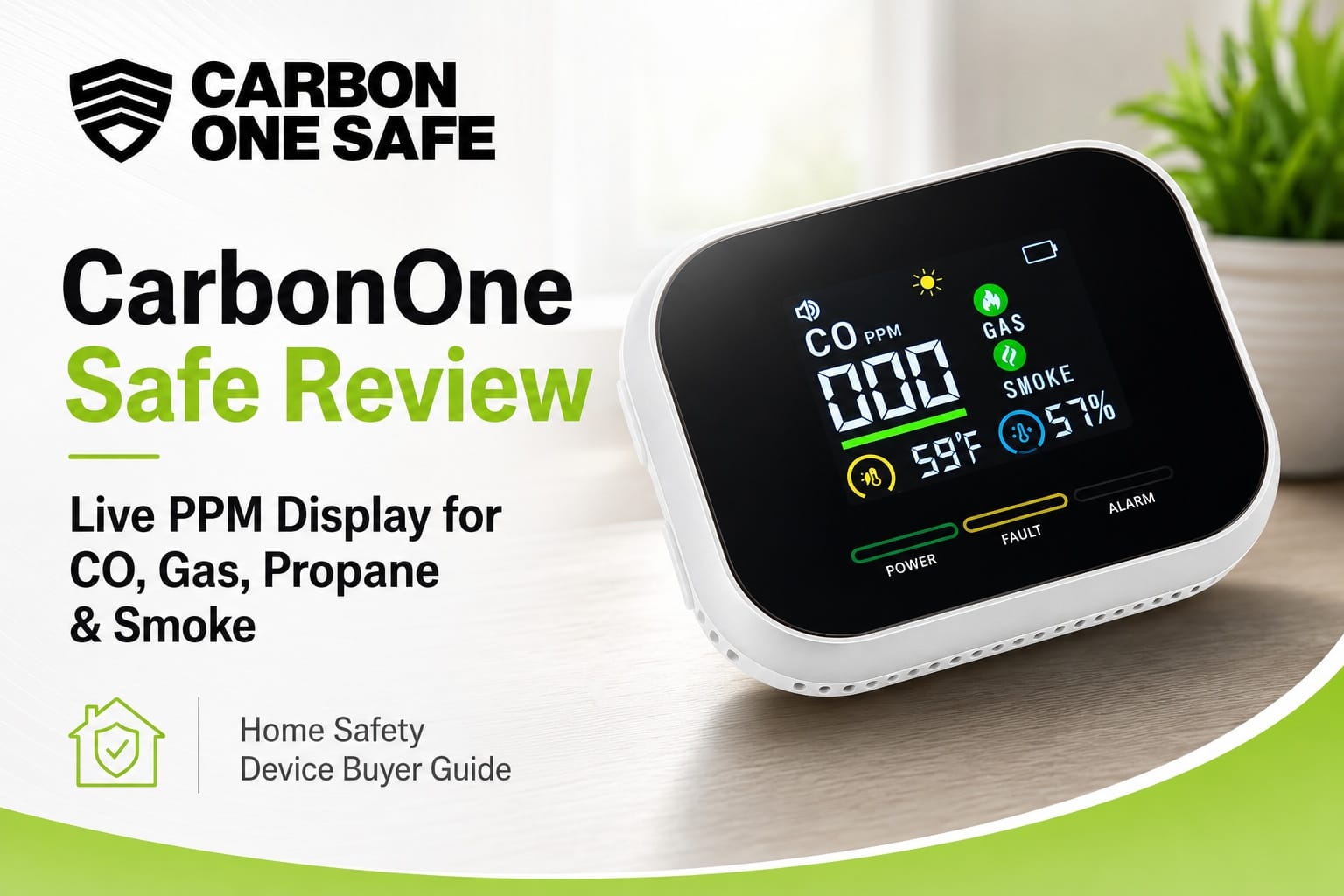 Best Carbon Monoxide Detection Device Reviewed: How CarbonOne Safe Smart CO Alarm Works for Home Protection