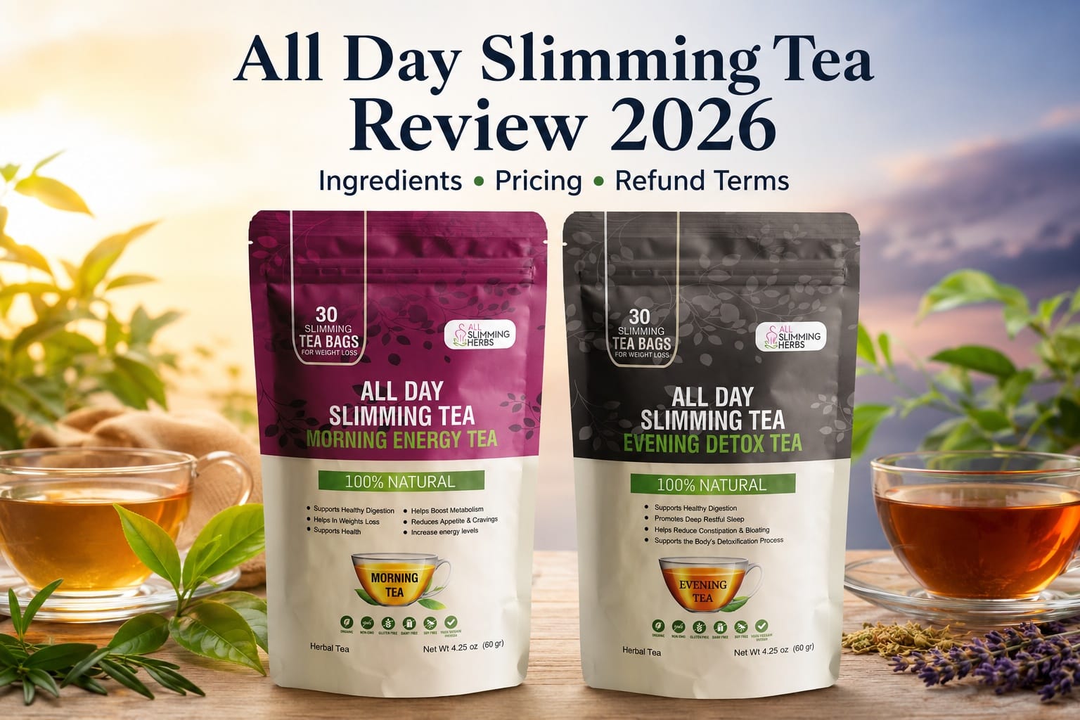 All Day Slimming Tea Reviews & Complaints: Is This Two-Cup Daily Slimming Routine the Easier Wellness Upgrade Buyers are Rechecking Before Ordering?