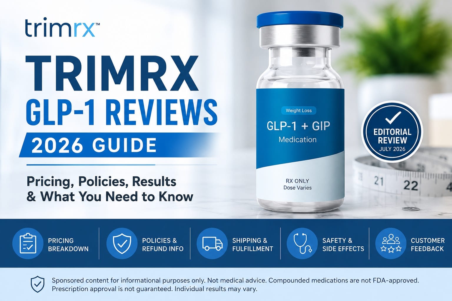 TrimRX GLP-1 Reviews & Complaints (2026) Comprehensive Online GLP-1 Weight Loss Care Program Evaluation