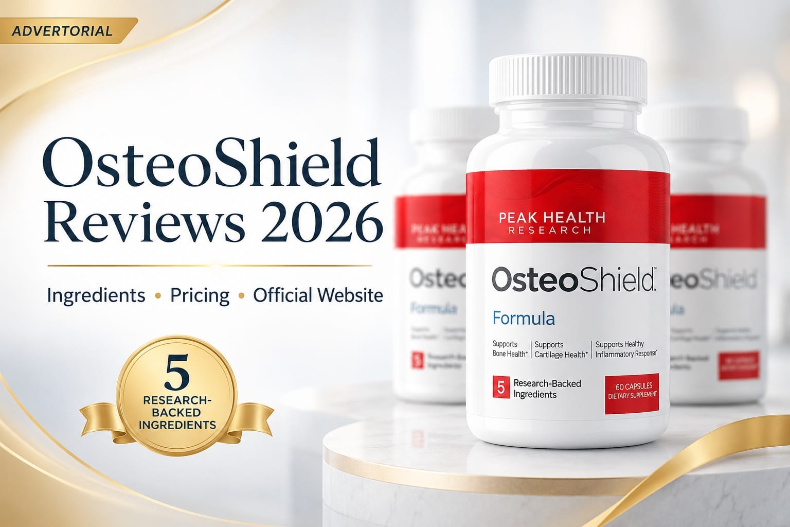 OsteoShield Reviews and Complaints 2026: Is This 5-Ingredient Bone Support Upgrade What Adults Over 40 Have Been Searching For?