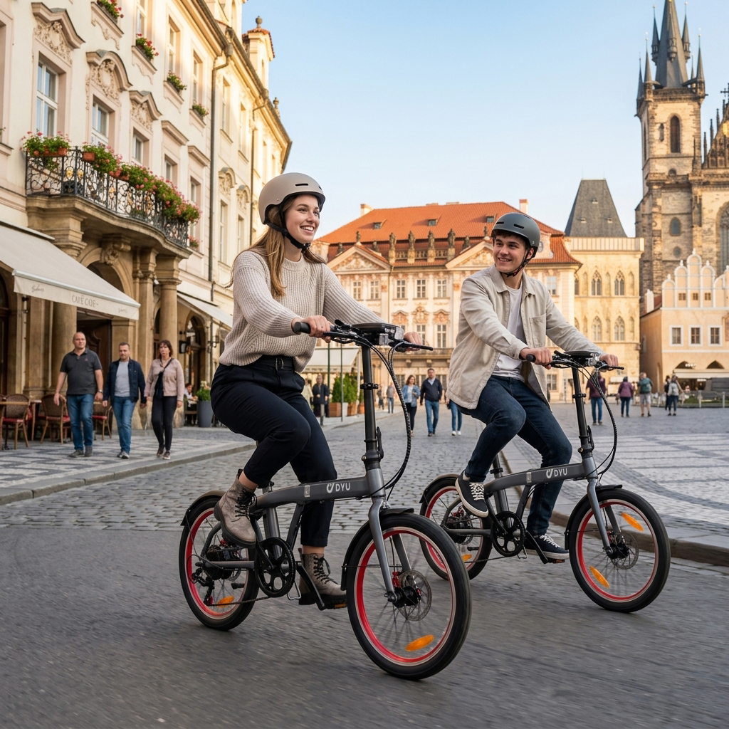 DYU Introduces SP1, a Folding E-Bike with a Removable Power Bank