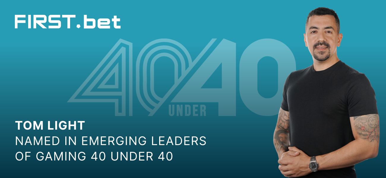 FIRST.bet Founder and CEO Tom Light Named to Emerging Leaders of Gaming 40 Under 40 Class of 2026