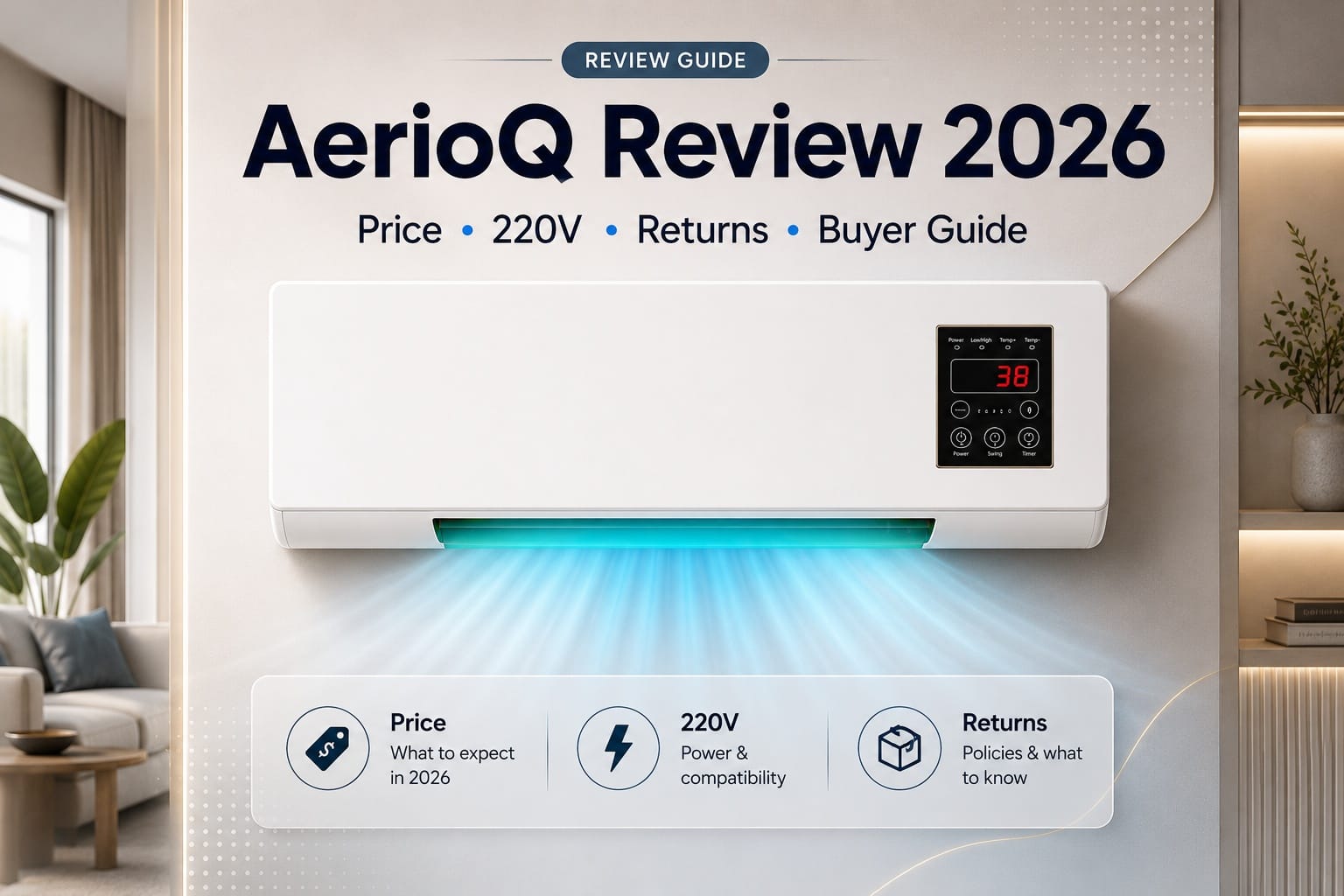AerioQ Reviews and Complaints 2026: Price, 220V Compatibility, Cooling Mode, and 15 Things to Verify