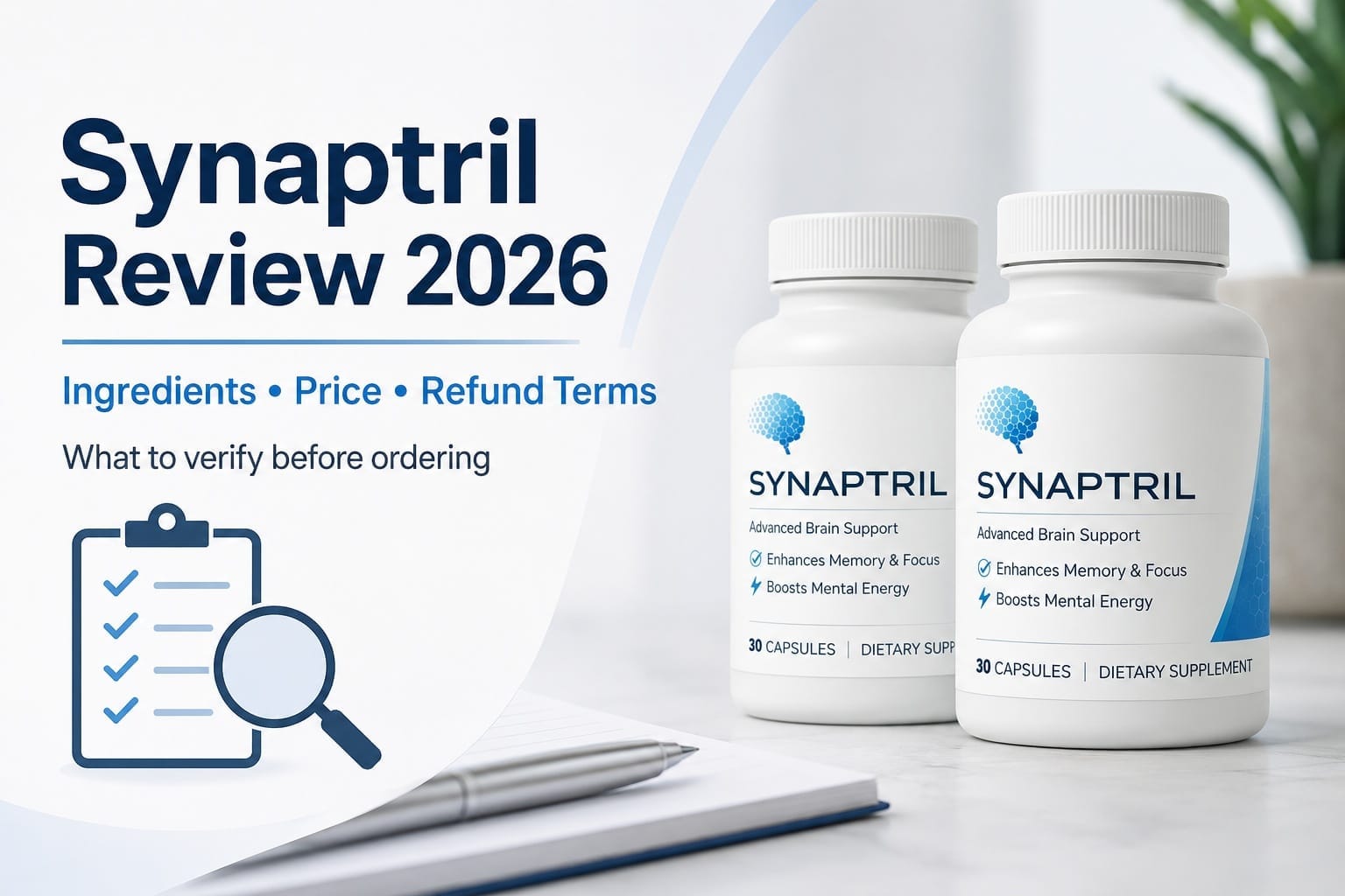 Synaptril Reviews 2026: The Daily Brain-Support Formula Non-Stimulant Buyers May Want to See Before Choosing